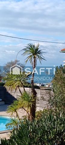 Face à l'océan, plage de la Milady Biarritz