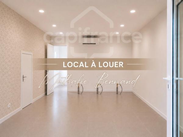 Local commercial 23 m² – Centre-ville Villeneuve-sur-Lot – Vitrine – 485 € HT/mois