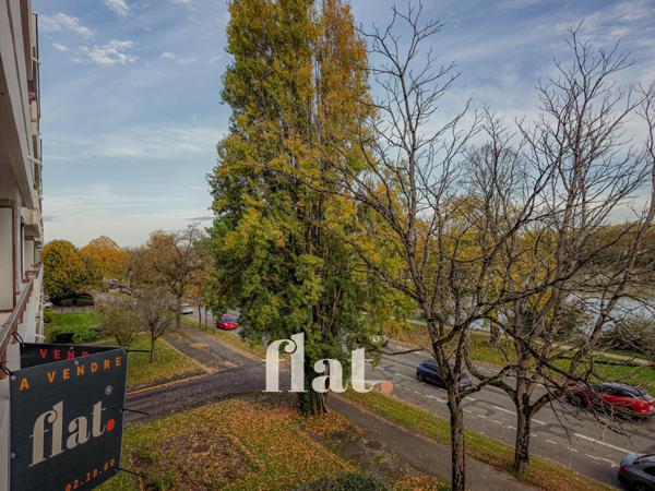 T4 avec balcon, VUE LOIRE et parking + cave – Ile de Nantes/ Beaulieu / Mangin