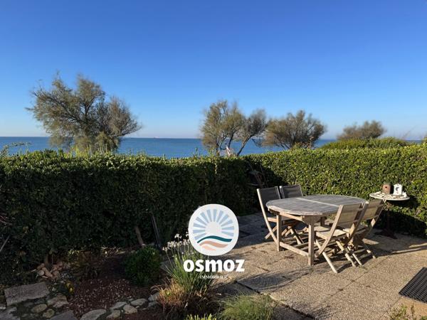 Appartement type 3 avec jardin de 40 m²  vue mer !