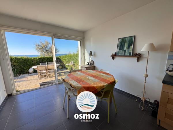 Appartement type 3 avec jardin de 40 m²  vue mer !