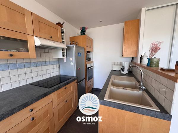 Appartement type 3 avec jardin de 40 m²  vue mer !