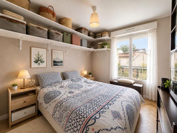 Appartement familial 4 pièces avec balcon, box et DPE B ? Nanterre limite Rueil-Malmaison