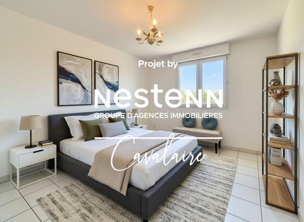 Coeur de ville Cavalaire-sur-Mer - 63 m² - Dernier étage - 2 chambres - 2 terrasses 75 m² et garage