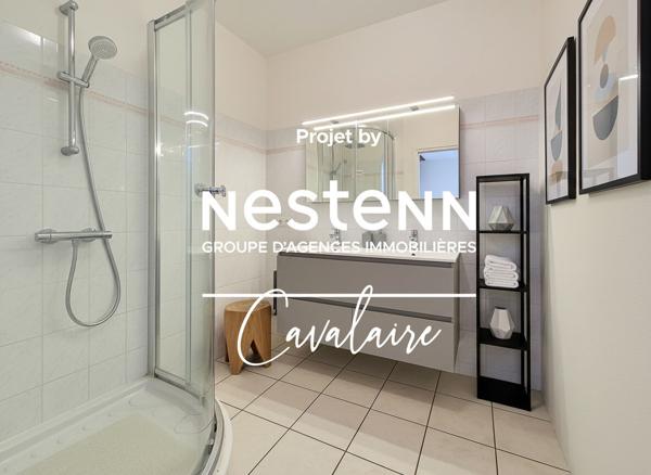 Coeur de ville Cavalaire-sur-Mer - 63 m² - Dernier étage - 2 chambres - 2 terrasses 75 m² et garage
