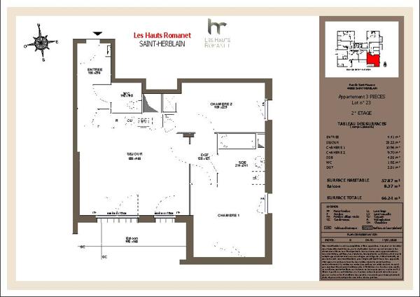 LES HAUTS DE ROMANET - ST HERBLAIN - PLS INVESTISSEURS