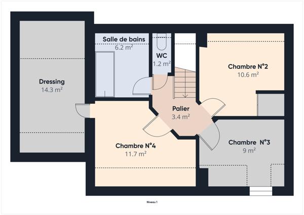 Maison 6 pièces - 103 m² Exclusivité efficity