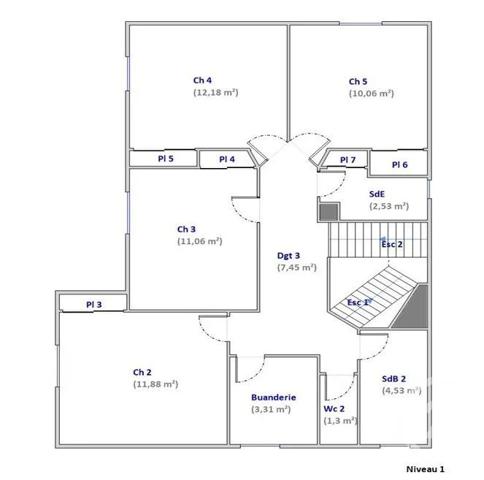Maison à vendre  8 pièces - 198 m 2   ST DIDIER AU MONT D OR  - 69