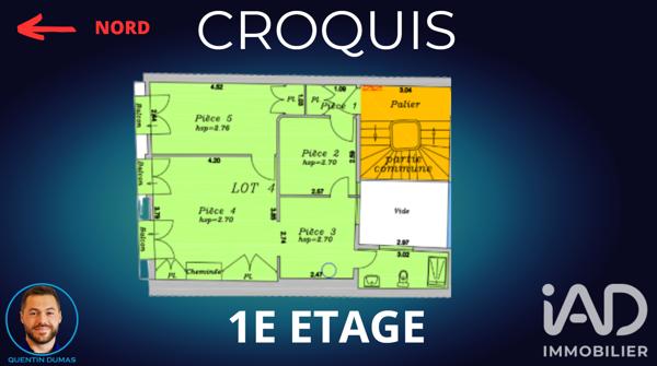Appartement à vendre 2 pièces 48 m² Bayonne