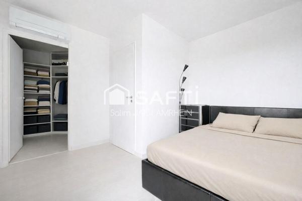 Duplex lumineux, terrasse, Villiers, métro proche