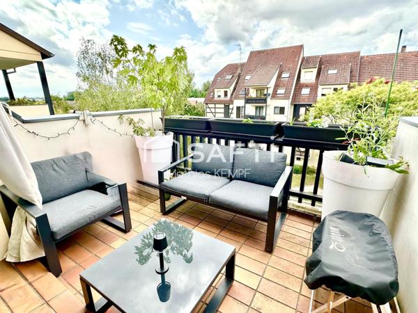 DUPLEX T5. 3ch. BALCON - GARAGE - CAVE - ASCENSEUR