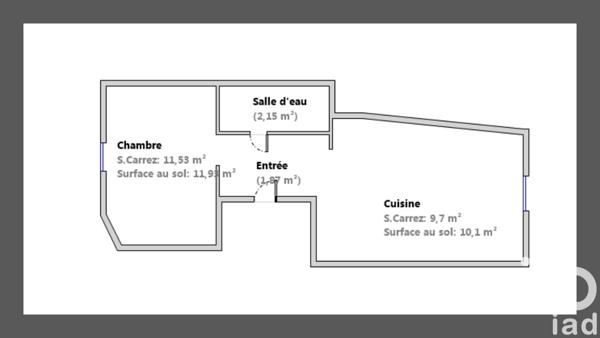 Appartement à vendre 2 pièces 25 m² Cannes