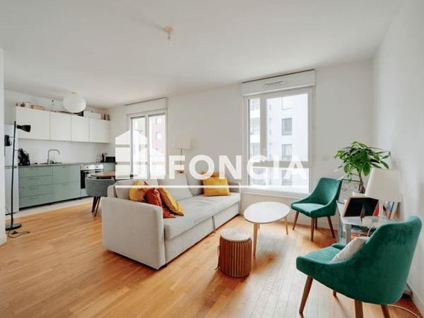 À vendre Appartement 2 pièces 45.49 m² - Issy-les-moulineaux 92130