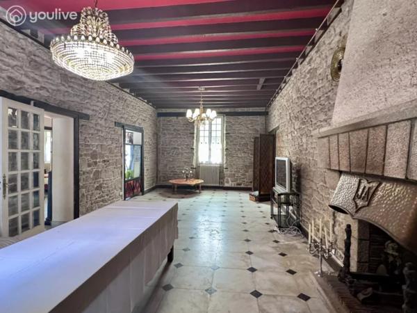 Maison en pierres de 9 pieces sur 380m2 terrain