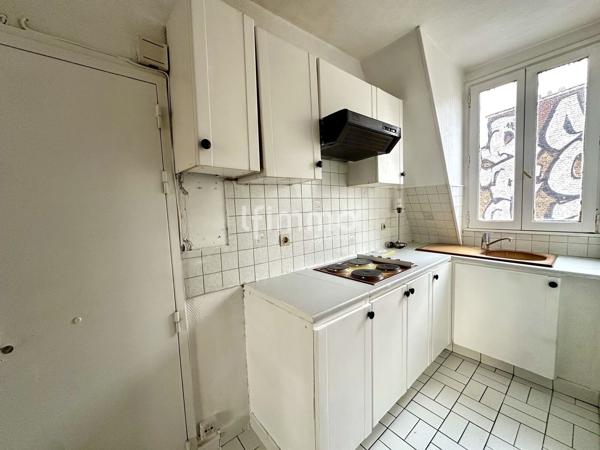 Paris 20e- Belleville- Studio 21m2- Dernier étage