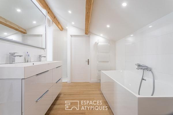 Maison de ville réhabilitée esprit contemporain