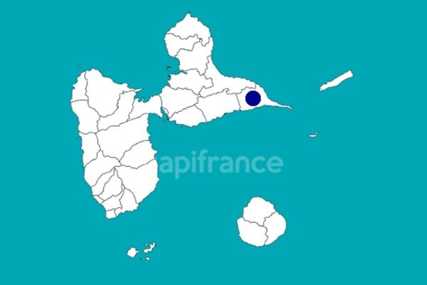 Terrain d’exception à Saint-François (971), lotissement de 5 lots, terrain viabilisé, étude de sol réalisée