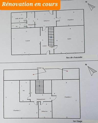 Maison en pierre à rénover