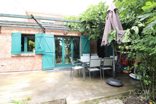 Maison type bâtir, 94 m2 avec jardin et garage box Loos (59120)