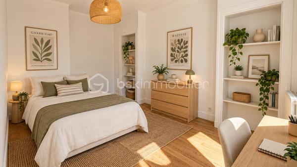 Idéalement situé à Caen, rue du Gaillon, à proximité du centre-ville, des commerces, des transports et de l’université, découvrez cet appartement T4 offrant de beaux volumes et une superficie de 96,91 m² Loi Carrez.

Situé au 3e étage sans ascenseur, il se compose d’une entrée, d’un séjour-salon, d’une cuisine avec arrière-cuisine, de trois chambres, d’une salle d’eau, d’un WC indépendant ainsi que de dégagements et espaces de rangement.

Les charges de copropriété comprennent notamment le chauffage collectif, l’eau chaude et l’eau froide.

Possibilité d’acquérir en complément un garage et une cave.

Grâce à sa belle superficie et à sa situation au cœur de Caen, cet appartement conviendra aussi bien à une résidence principale qu’à un projet d’investissement.

Pour tout renseignement complémentaire ou pour organiser une visite, contactez-nous.