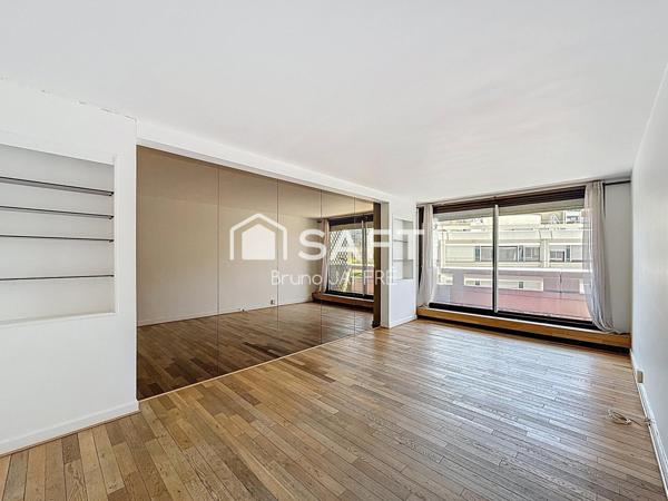 Paris 15 - 3 pièces avec terrasse, 66 m²,  2 CH, terrasse 5,5 m², accès handicapé