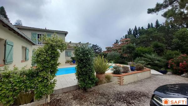 Maison 165m2, 3/4 chambres, piscine, garage, terrain 6033m2