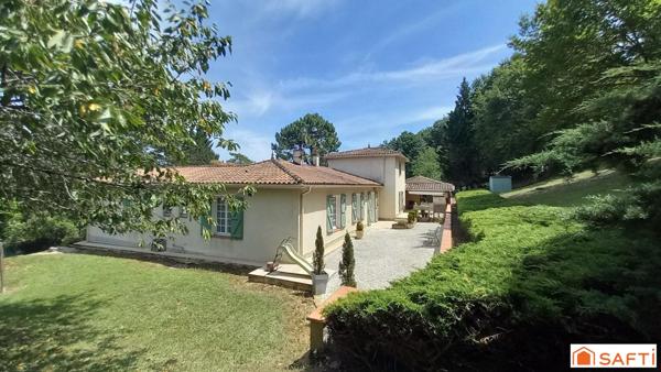 Maison 165m2, 3/4 chambres, piscine, garage, terrain 6033m2