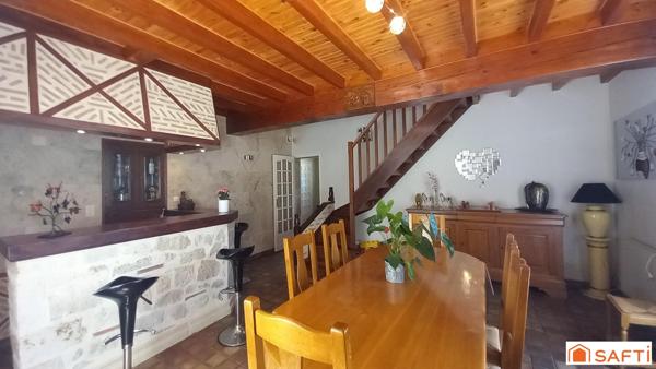 Maison 165m2, 3/4 chambres, piscine, garage, terrain 6033m2