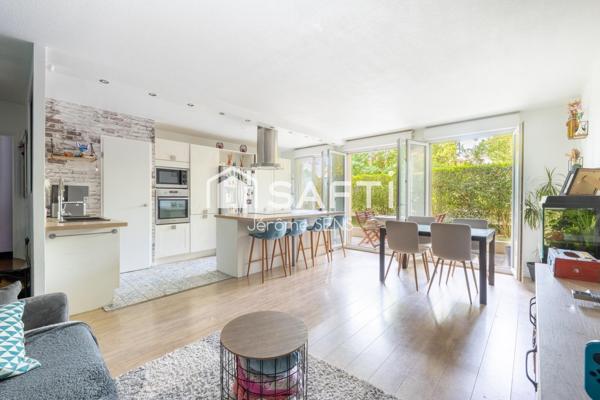 Appartement familial avec jardin, esprit maison