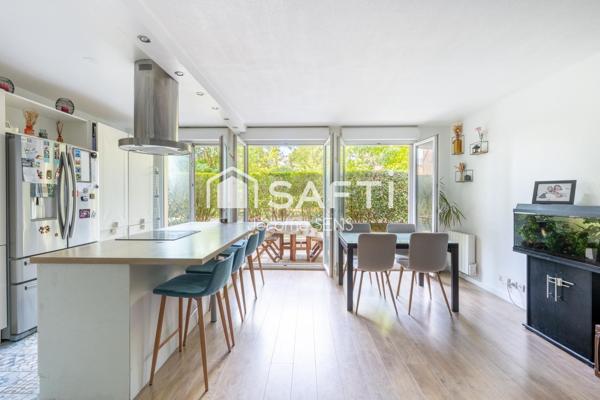 Appartement familial avec jardin, esprit maison