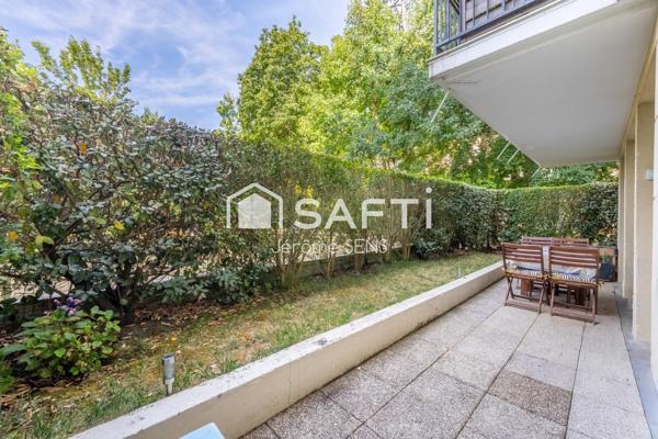 Appartement familial avec jardin, esprit maison
