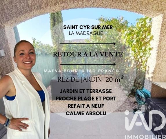 Appartement à vendre 1 pièce 20 m² Saint-Cyr-sur-Mer