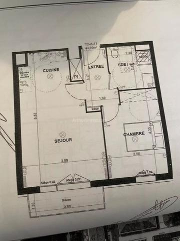 Vente Appartement 2 pièces 45 m2 à Gisors