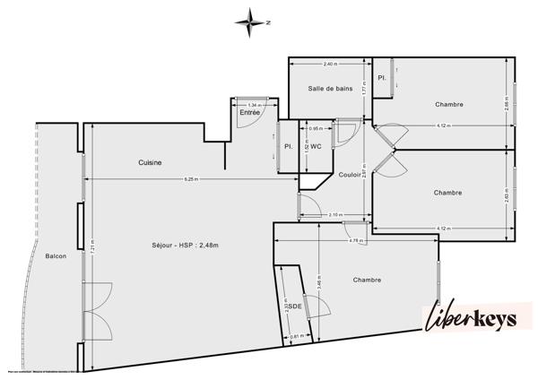 Appartement T4 de 85,5m² | Rue Gambetta | Meyzieu