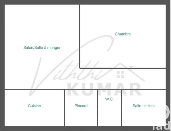 Appartement à vendre 2 pièces 42 m² Bobigny