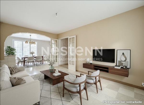 À vendre : Maison individuelle de 126 m² avec grand jardin, garage triple et combles aménageables à Morangis