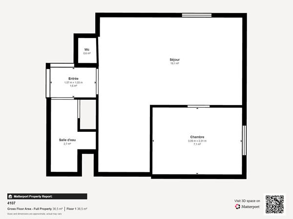 Appartement MASSY 2 pièces 34 m²