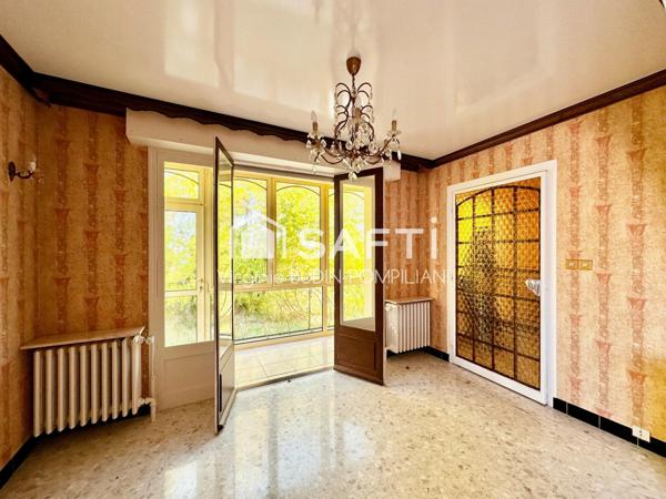 MAISON INDIVIDUELLE PLAIN PIEDS 3 CHAMBRES  SUR SOUS-SOL COMPLET AVEC GARAGE CUISINE D'ETE