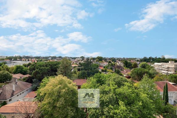 BORDEAUX CAUDÉRAN – à vendre appartement traversant avec ascenseur, 4 chambres, terrasse et garage