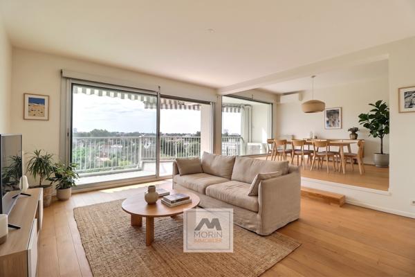 BORDEAUX CAUDÉRAN – à vendre appartement traversant avec ascenseur, 4 chambres, terrasse et garage