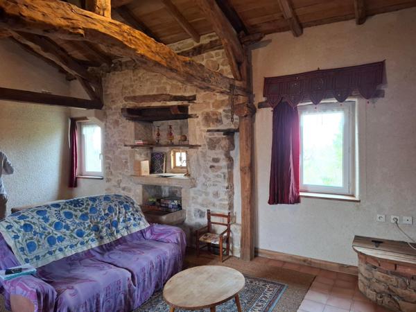 Ce joli bien atypique est idéal pour une résidence secondaire  ou exploiter deux  gîtes indépendants ! Le charme de la pierre et des poutres !