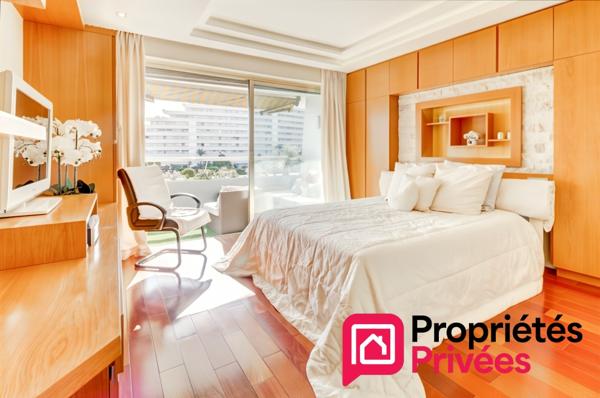 Duplex meublé T3 esprit Yachting - 2 terrasses - Marina Baie des Anges