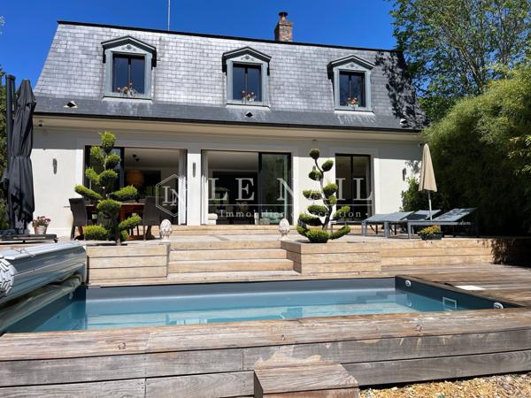 Élégante villa de style Mansard, au bord de l'eau, en Seine-et-Marne