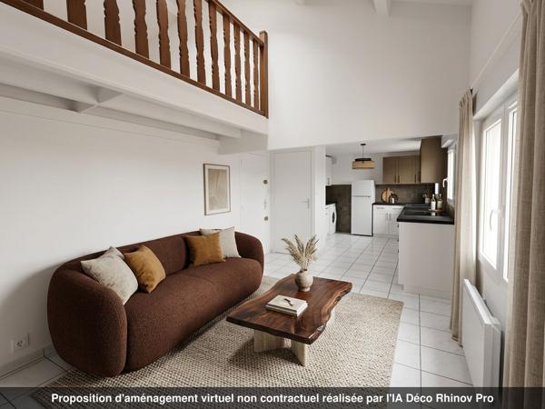 Appartement T2 Villeurbanne 69100 République, en cour intérieure, au calme sur verdure