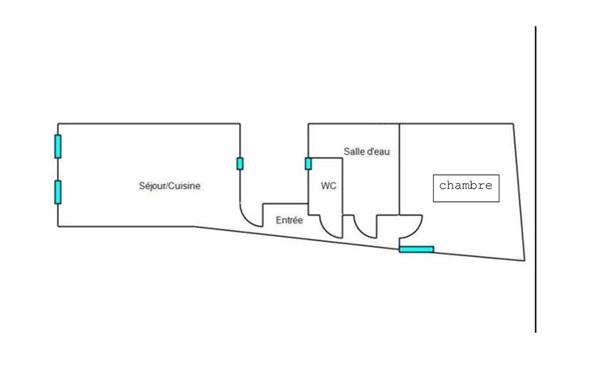 Appartement à louer    1 pièce •  Prades