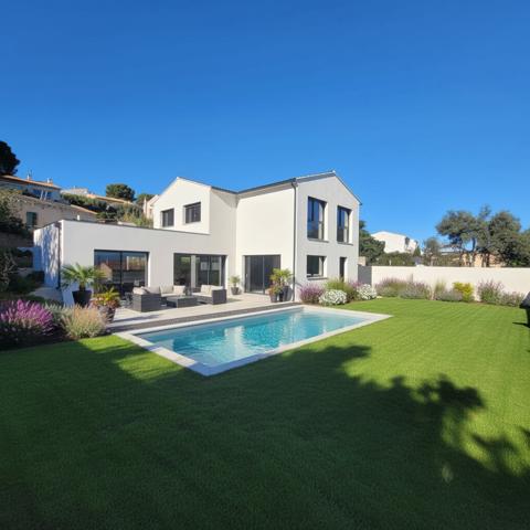 La Ciotat (13600) Superbe Maison contemporaine pleine vue mer