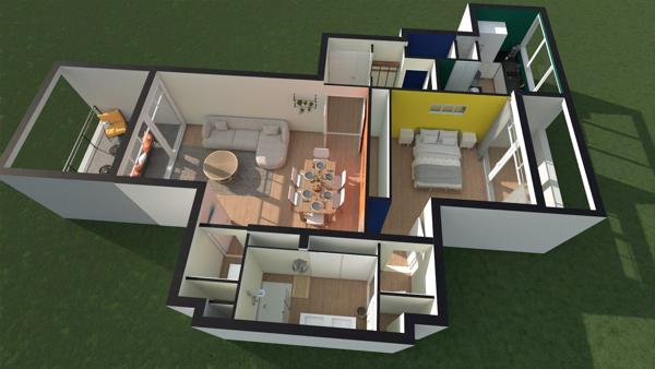 EXCLUSIVITÉ : T2/3 DE 70M2 AVEC CAVE ET PARKING