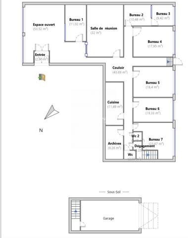 Immobilier Pro Bureau à Lille - Réf. vsm5356c