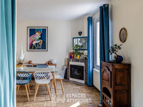 Meulière de charme avec jardin paysager