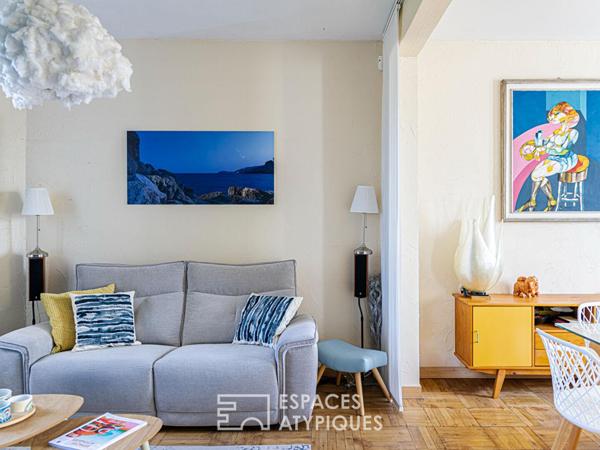 Meulière de charme avec jardin paysager